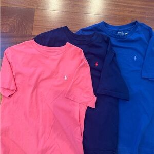Polo by Ralph Lauren Kids' Tees - Coral, Navy, and Royal Blue